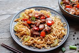 SPAGHETY BLACK PEPPER CHICKEN